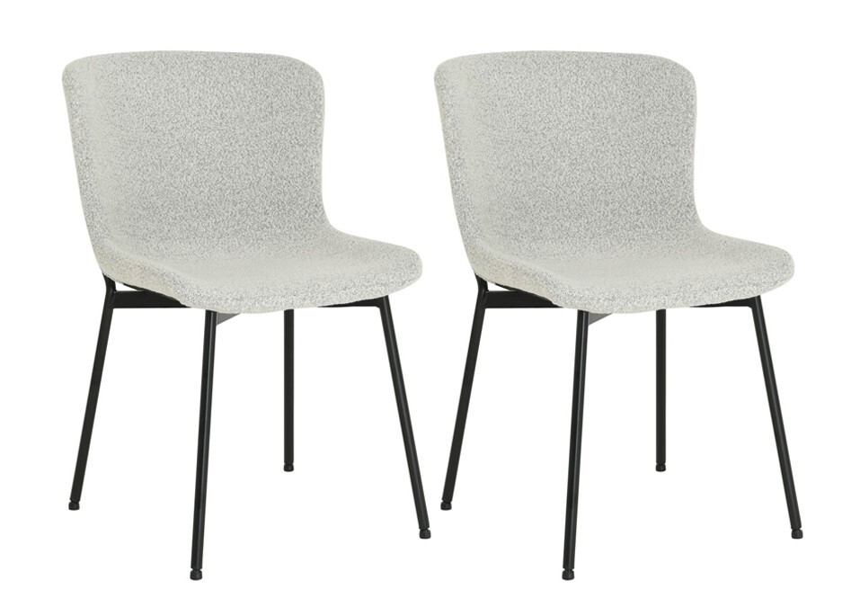 Sada 2 ks jídelních židlí Sable béžová