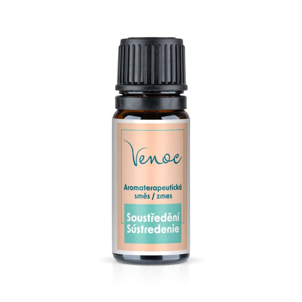 Aromaterapeutická zmes esenciálnych olejov Sústredenie Venoc 10ml