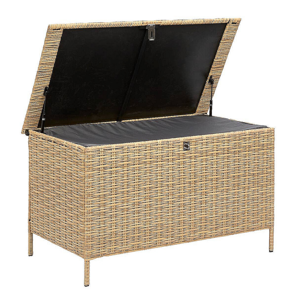 DEOKORK Ratanový úložný box MALIBU 116x69x68 cm (béžovo-hnedá)