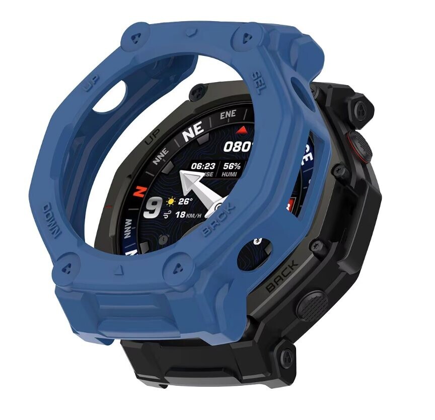 Silikónový rámček pre Amazfit T-Rex 3 Pro 48mm - modrý