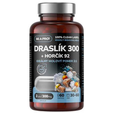 BE A PRO! Draslík 300 a horčík 92 60 kapsúl