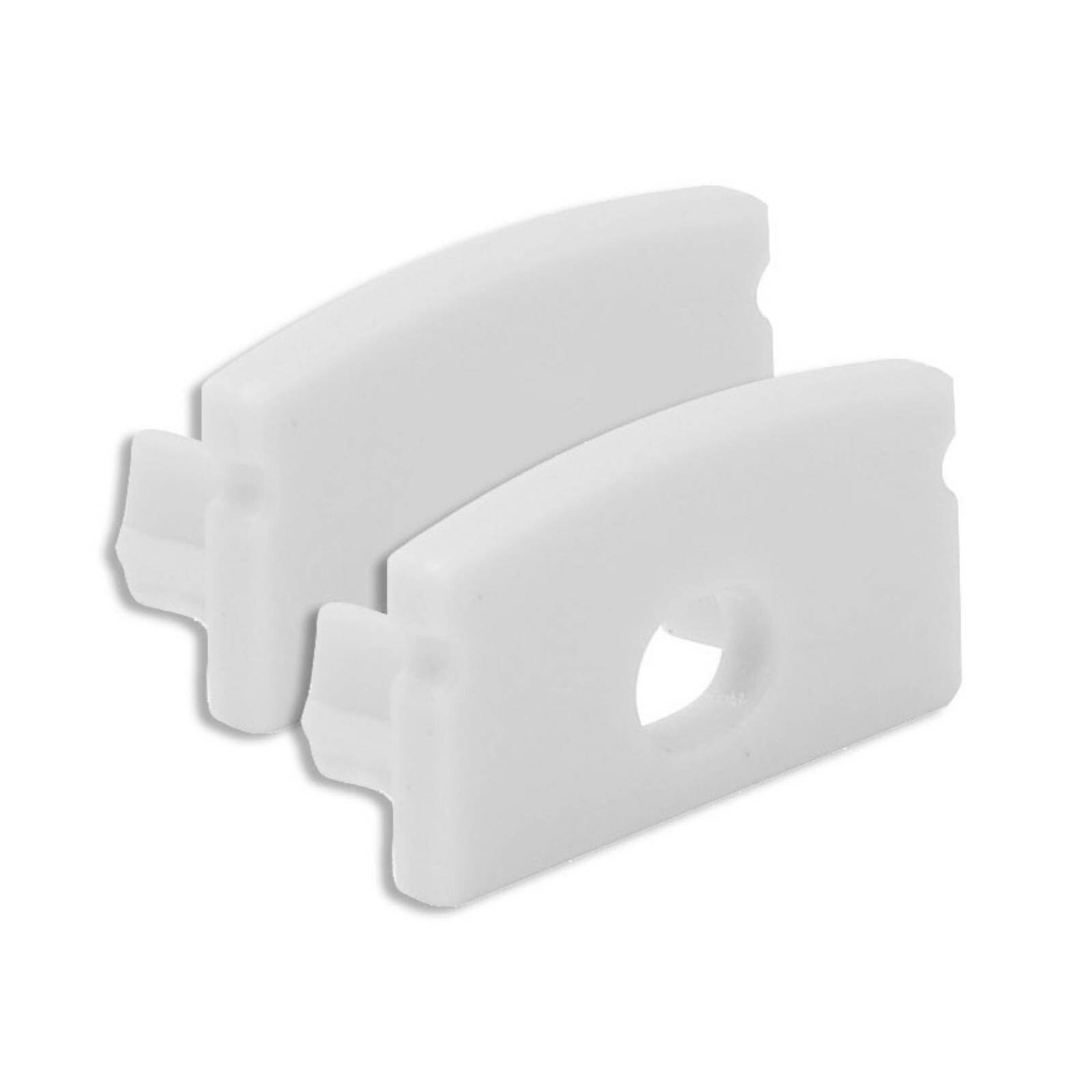 SLC profilová koncovka A1, biela, 2 kusy