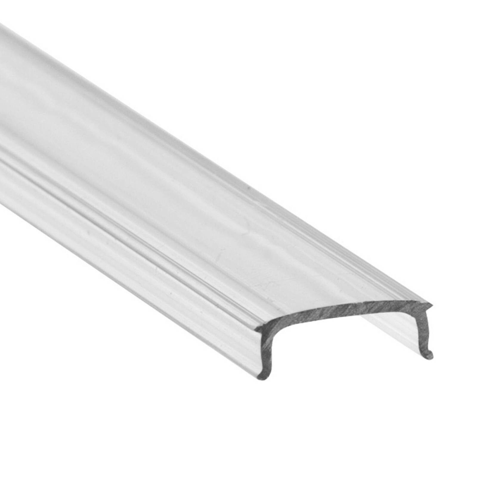 SLC profilový kryt A1/A2/A3/A4/A5, 2 m, priehľadný, plochý