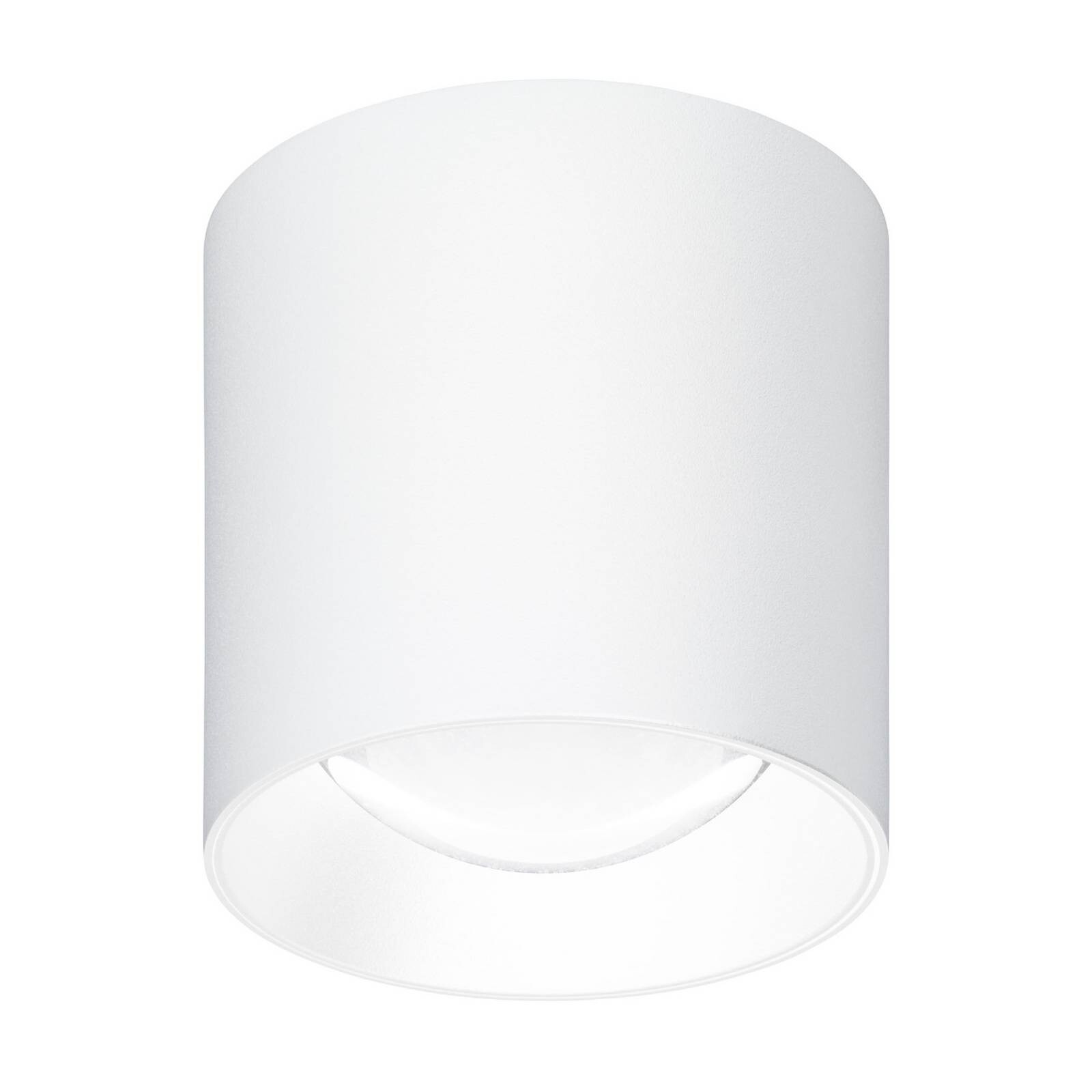 LED vonkajšie stropné svietidlo 5174, biele, 9 cm, kov, IP54, CCT