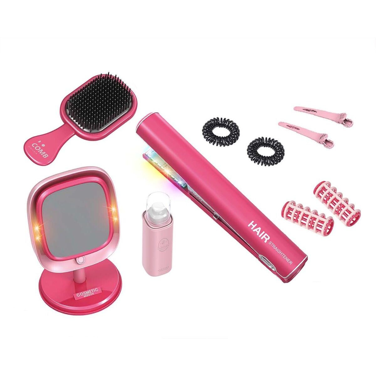 Alltoys Štúdio vlasov vlasová žehlička a zrkadlo