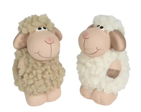 Dekorácie (2 druhy) Ovca 9,5 cm%