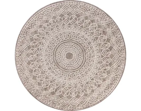 Okrúhly koberec Jeans 120 cm, taupe%