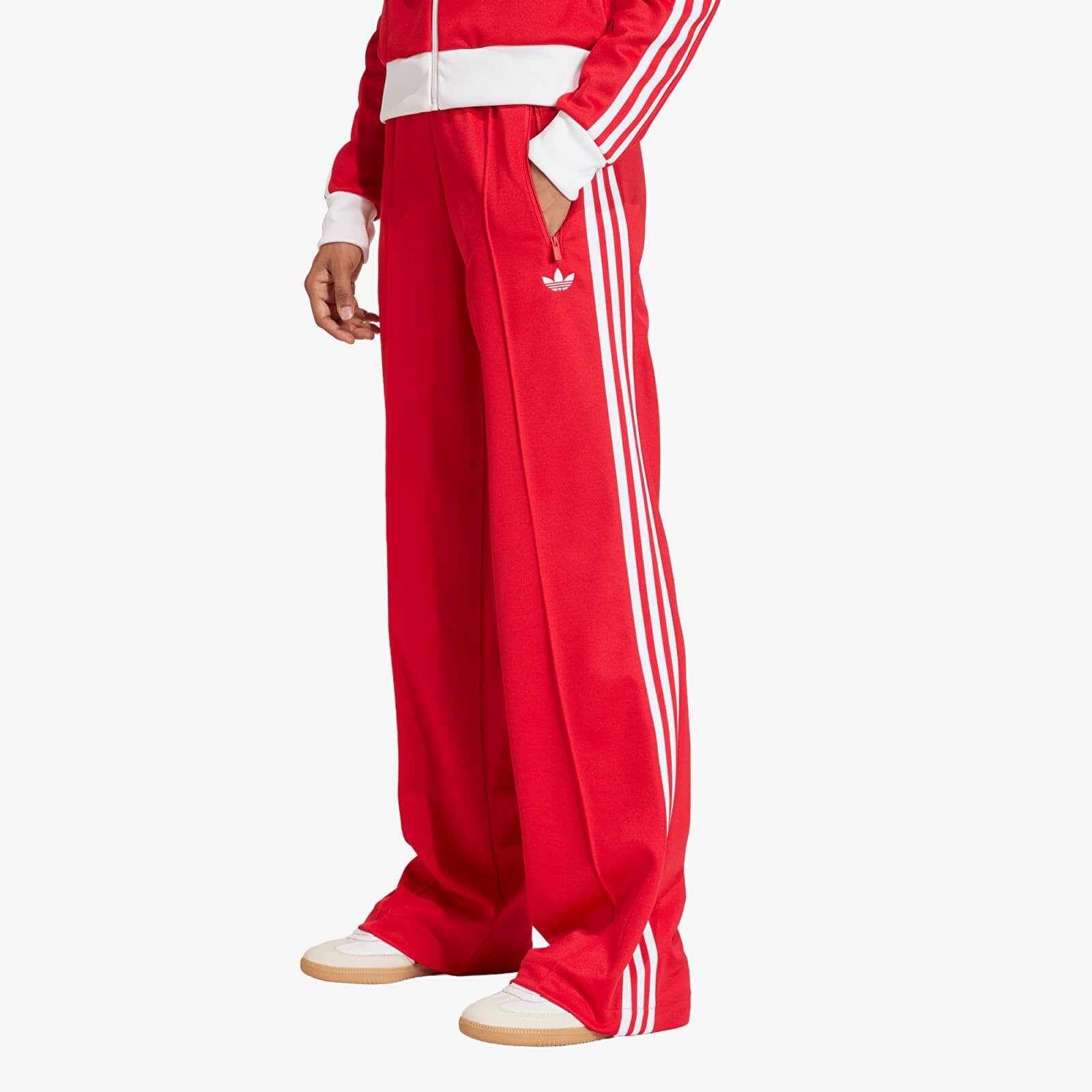 Tepláky adidas Classic Track Pants Better Scarlet/ White L