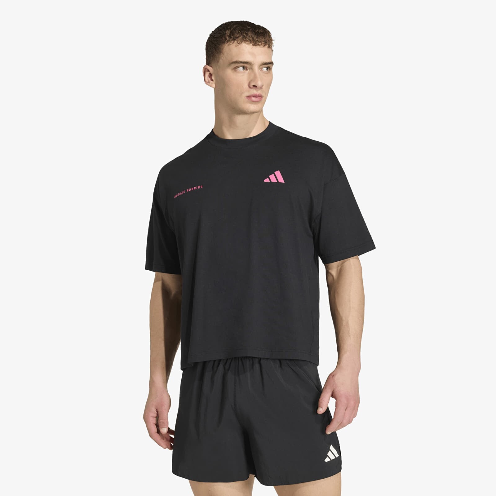 Tričko adidas Adi365 C Tee Uf UNISEX Black/ Shock Pink XL