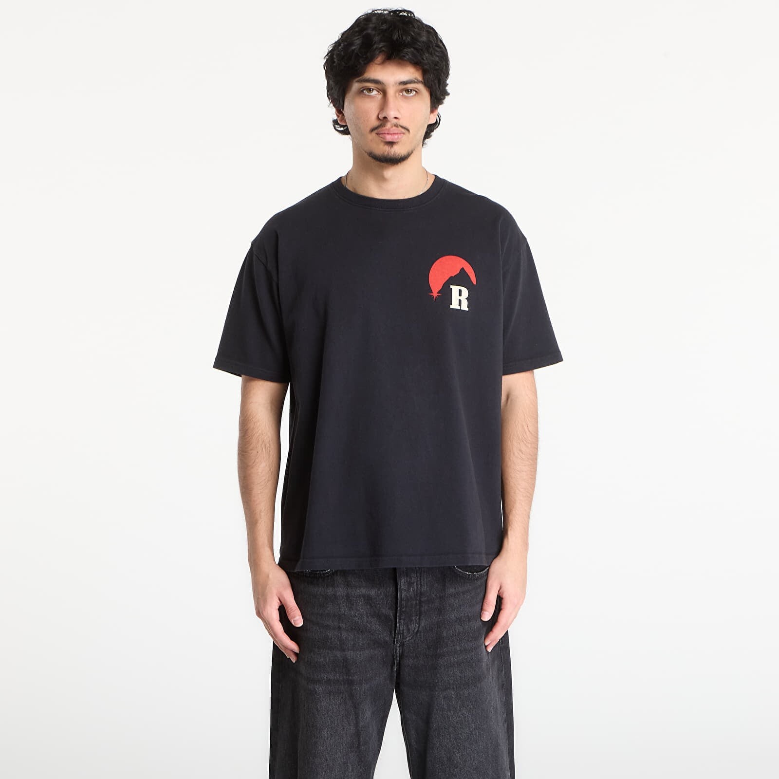 Tričko Rhude Moonlight Regatta Tee Vintage Black/ Red/ Blue S