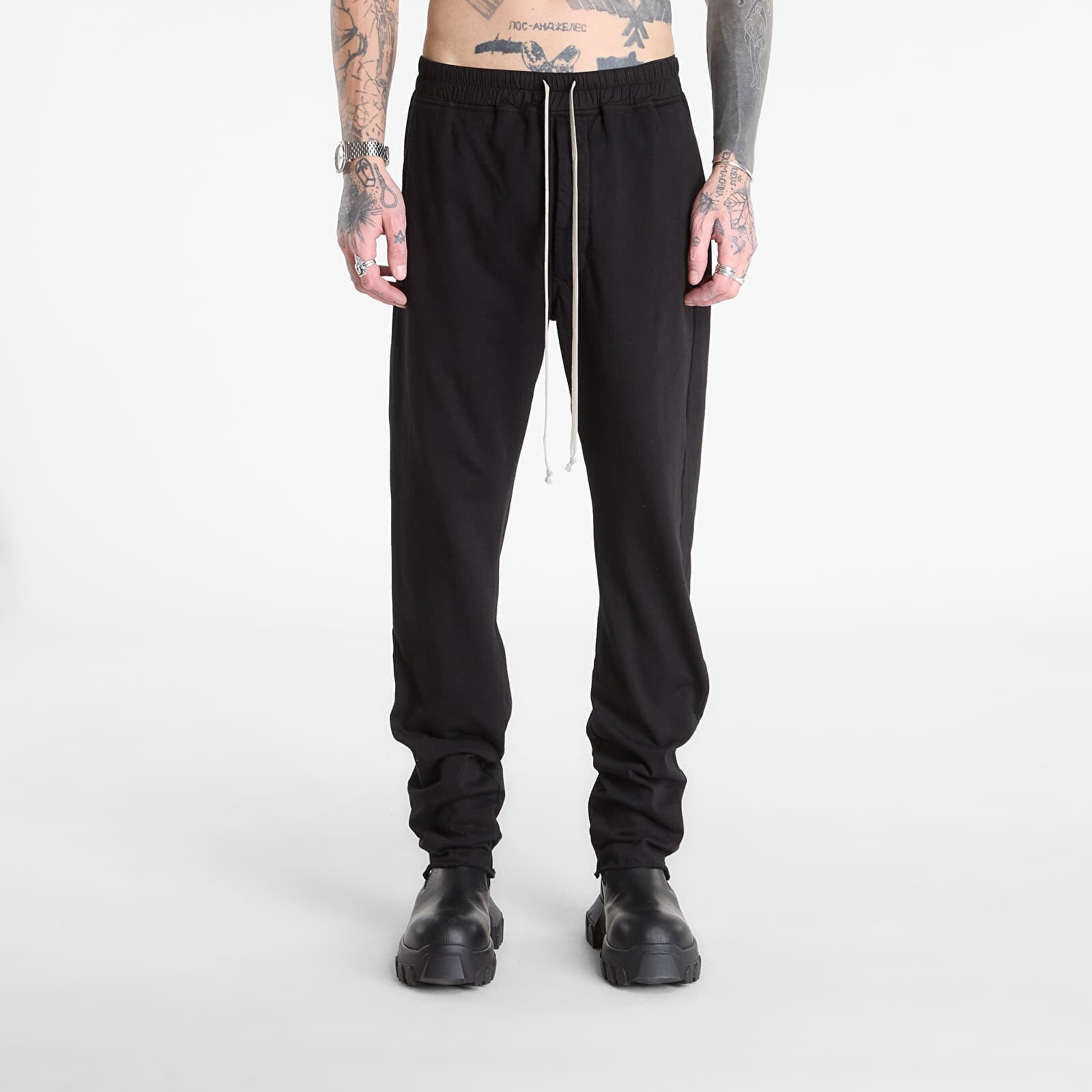Kalhoty Rick Owens DRKSHDW Berlin Drawstring Pants Black M