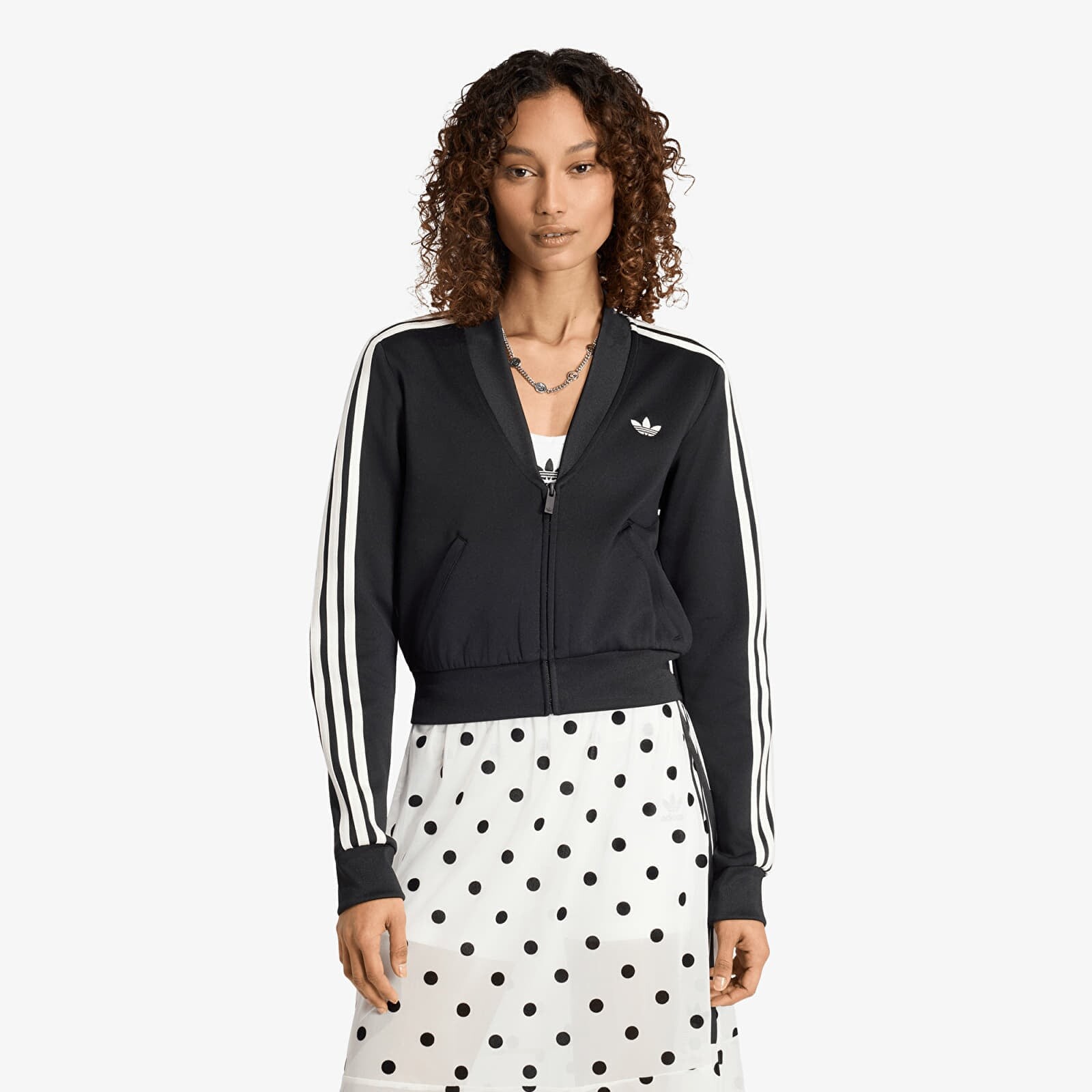 Mikina adidas V-Neck Sst Tt Black L