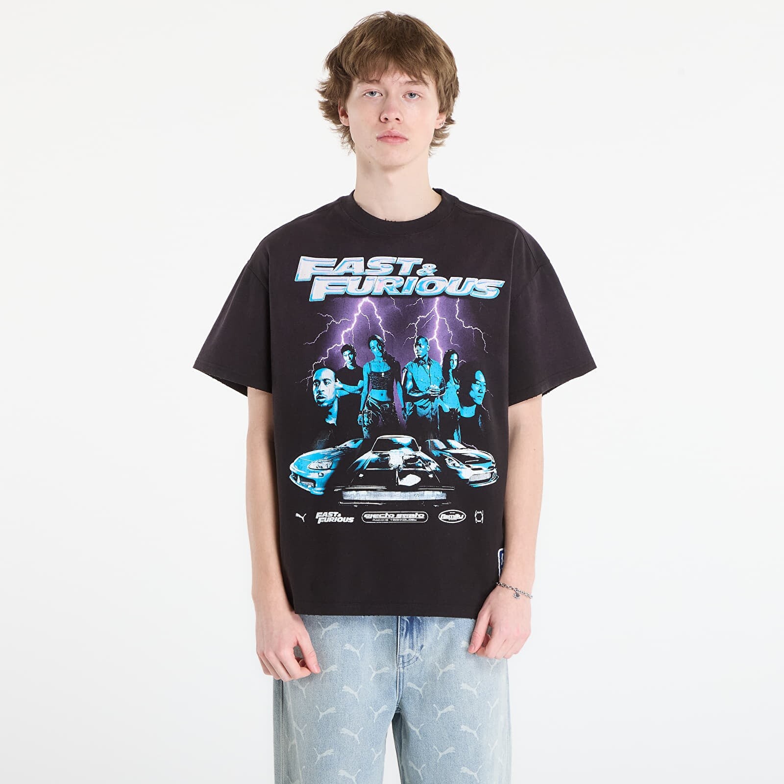 Tričko Puma x Fast & Furious Tee Ii Puma Black/ Puma White XXL