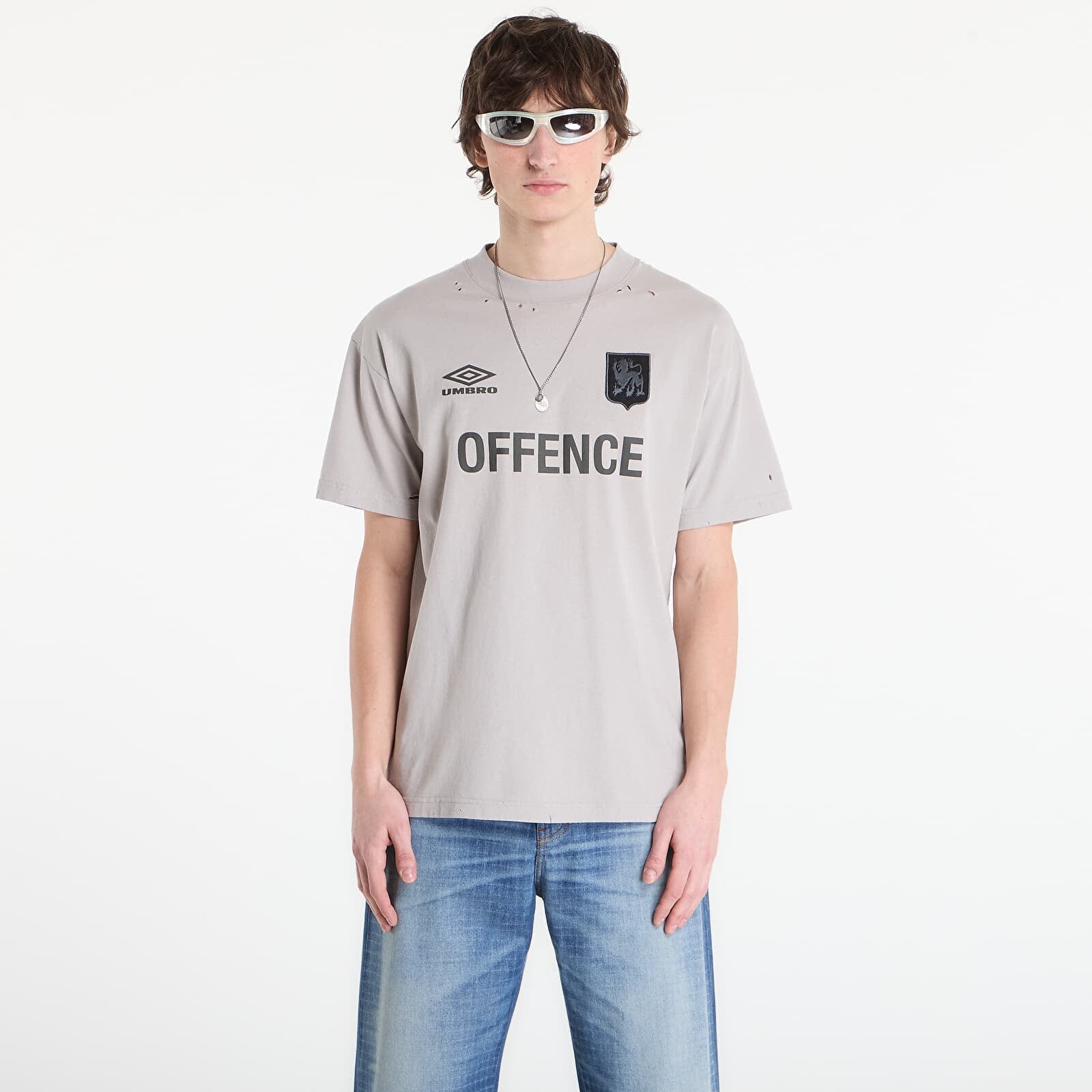 Tričko Umbro by SlamJam Offence Defence Tee Light Grey L
