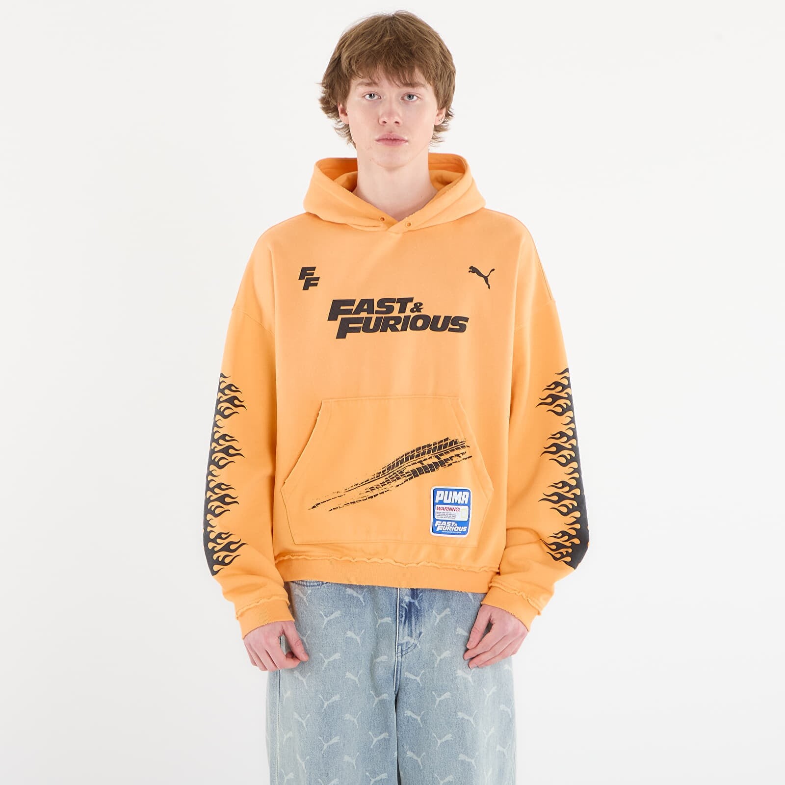 Mikina Puma x Fast & Furious Hoodie Heat Fire S