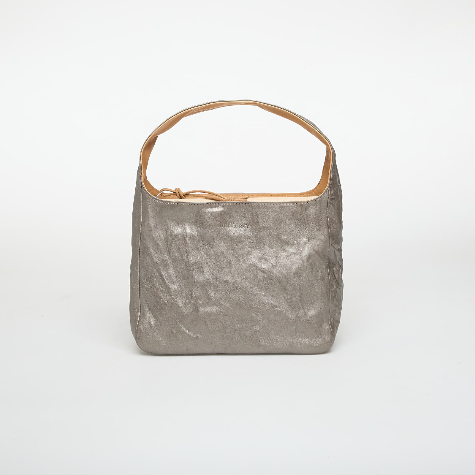 Taška OUR LEGACY Brick Bag Metallic Oyster Sheepskin Universal