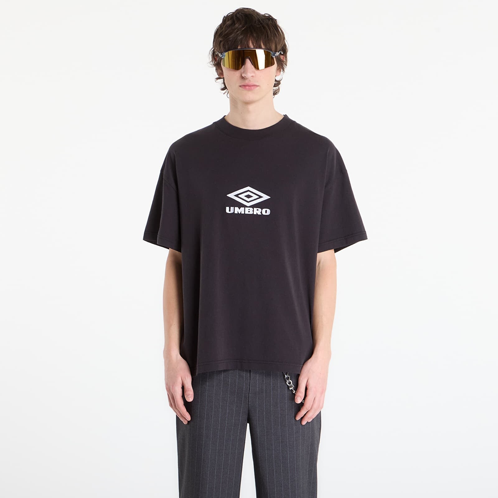 Tričko Umbro by SlamJam Og Logo T-Shirt Washed Black S