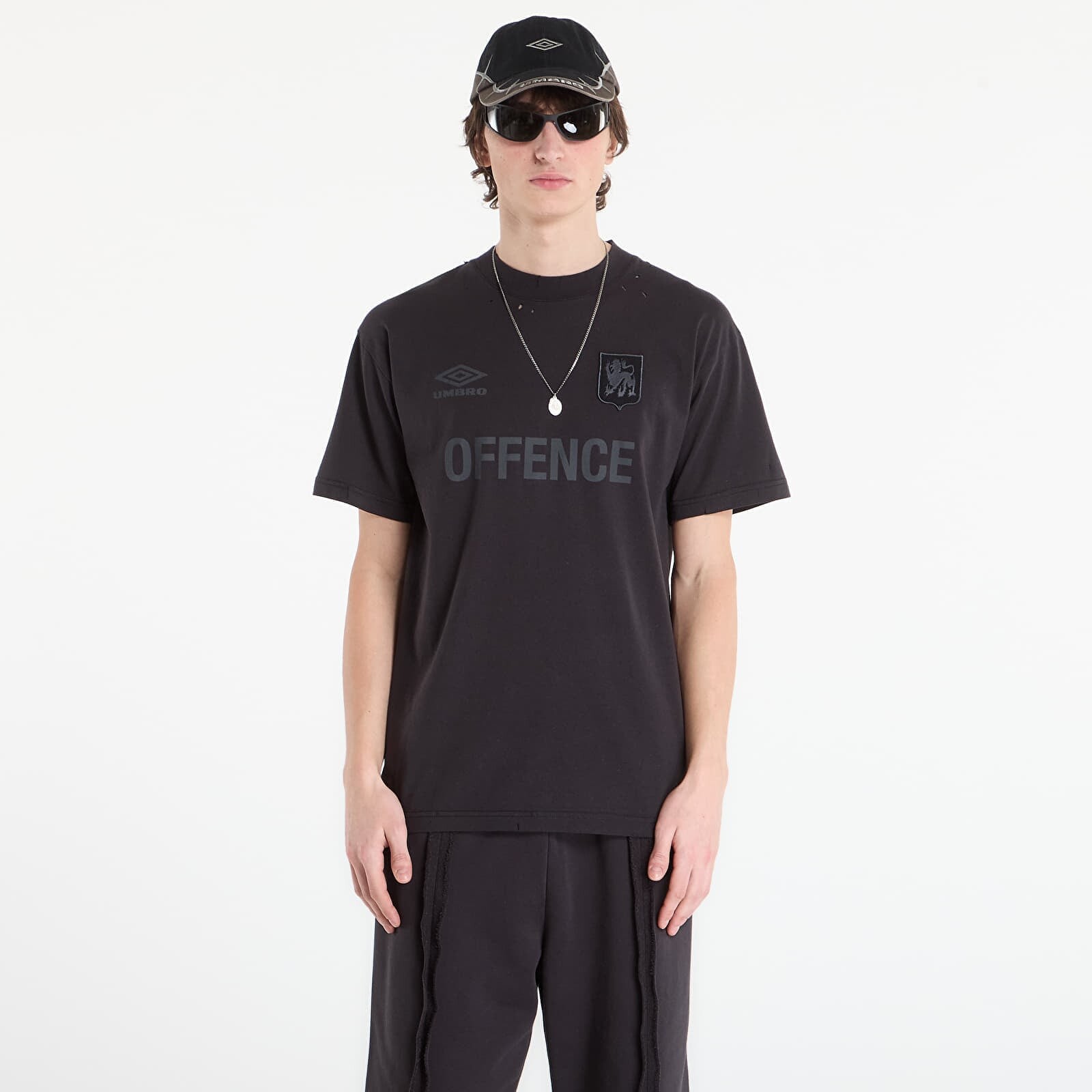 Tričko Umbro by SlamJam Offence Defence Tee Washed Black L