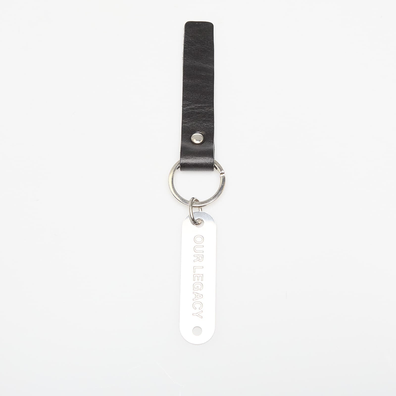 OUR LEGACY Ring Keyring Black Leather Universal