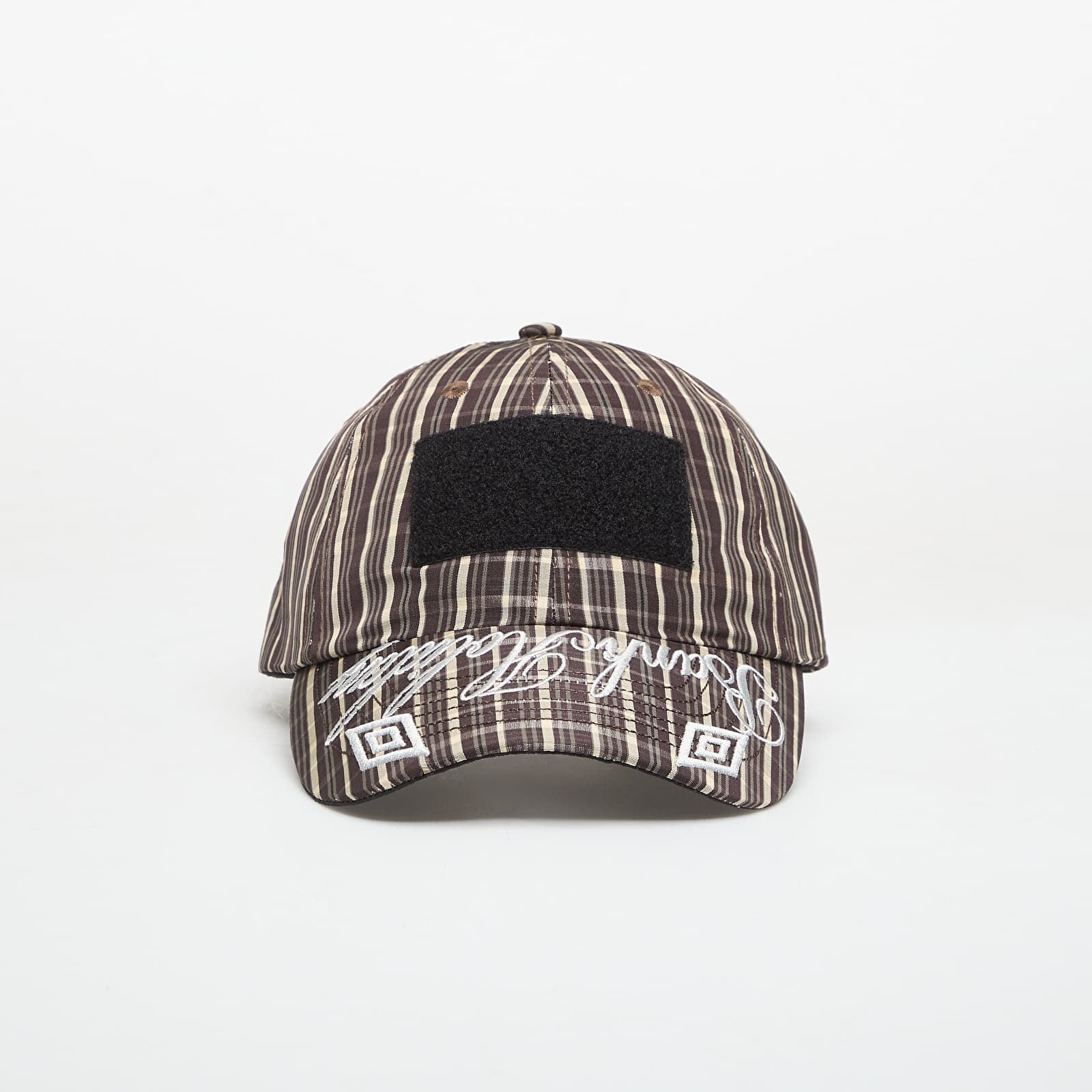 Šiltovka Umbro by SlamJam Check Hazard Cap Beige/ Dark Brown Universal