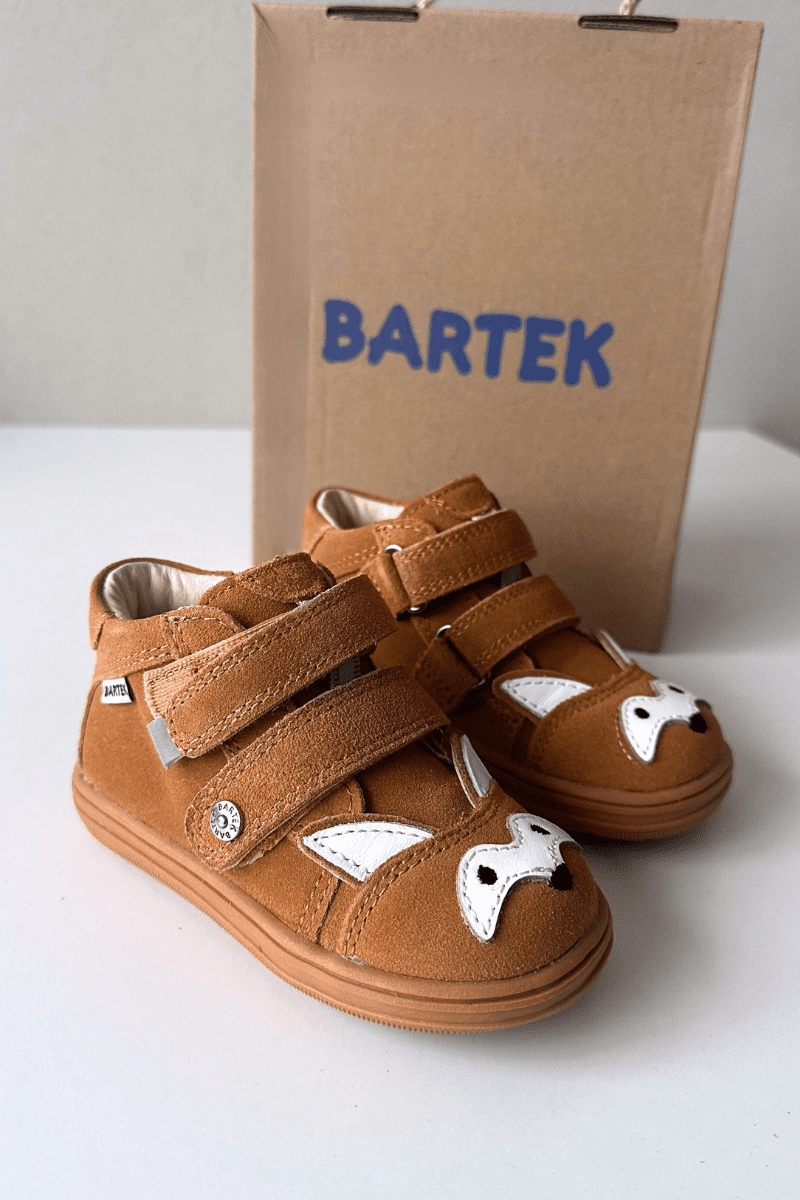 Detské členkové topánky Bartek s motívom líšky