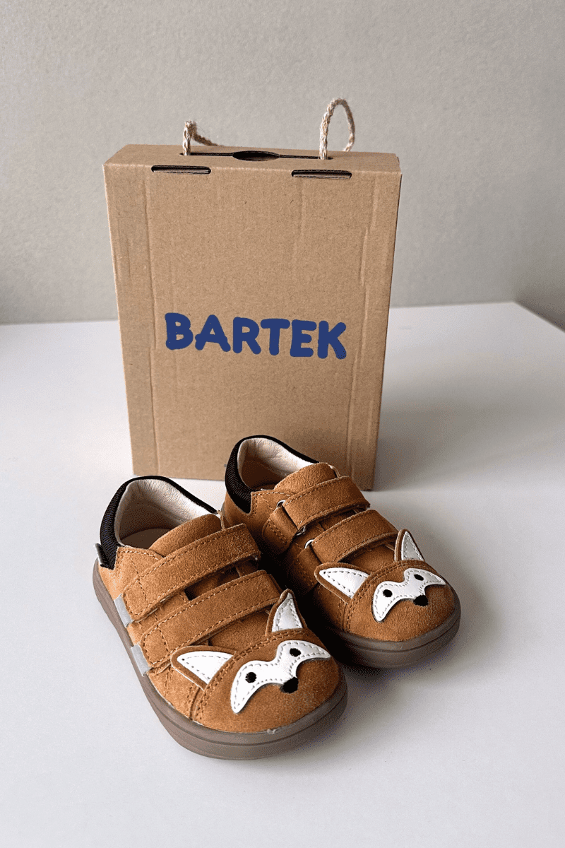 Detské barefoot topánky Bartek s motívom líšky