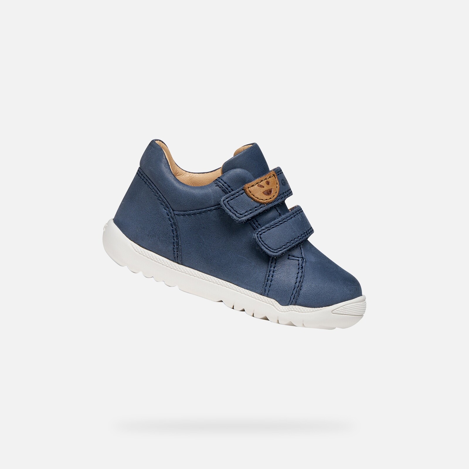 Dark Blue Boys' Shoes for First Steps Geox Macchia - Boys
