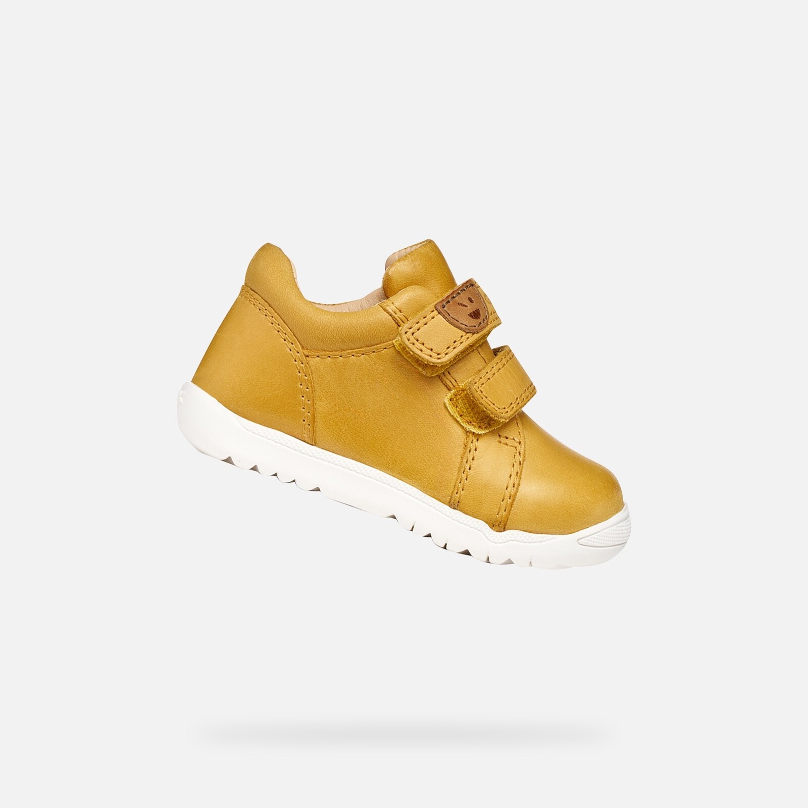 Yellow boys' sneakers for the first steps Geox Macchia - Boys
