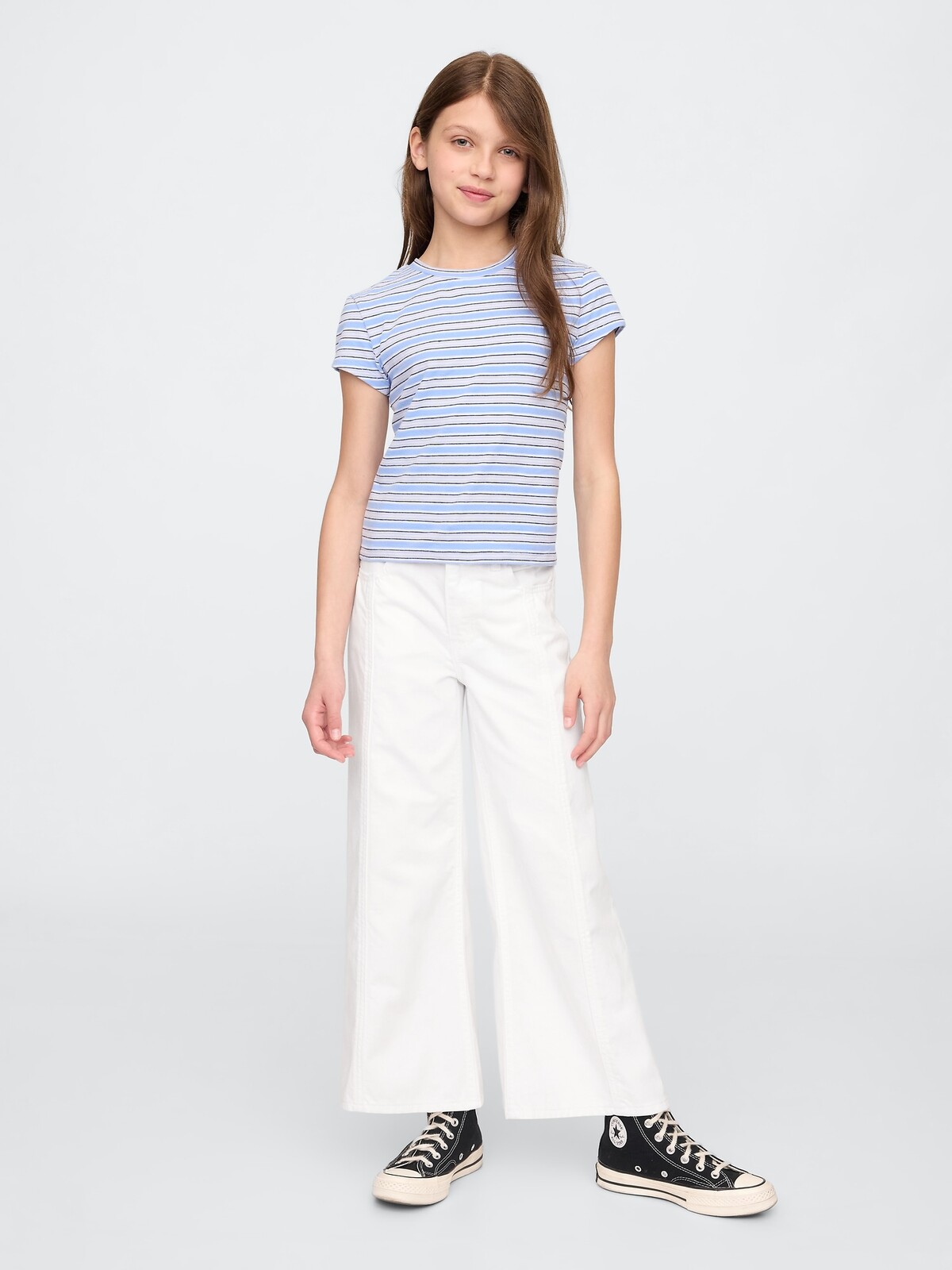 GAP Children's Jeans High Rise Stride Wide Leg - Girls