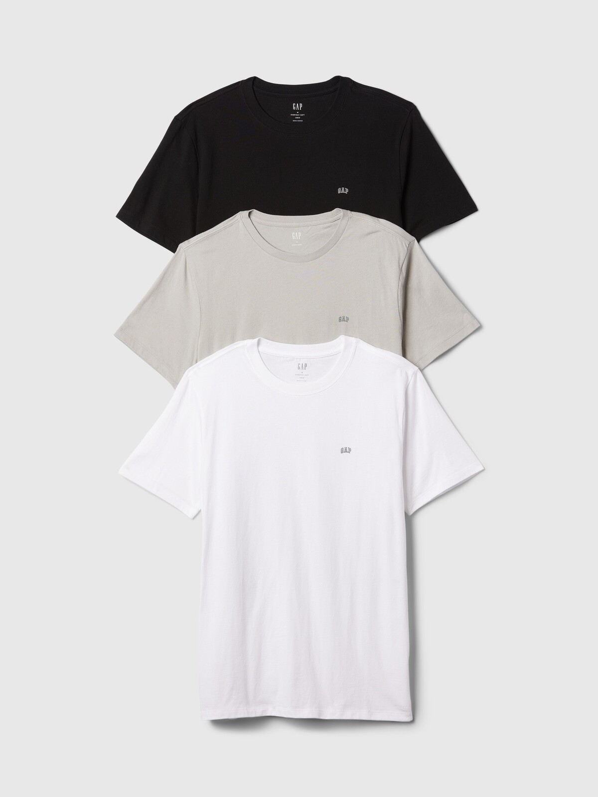 GAP T-shirt with logo, 3 pcs - Men's