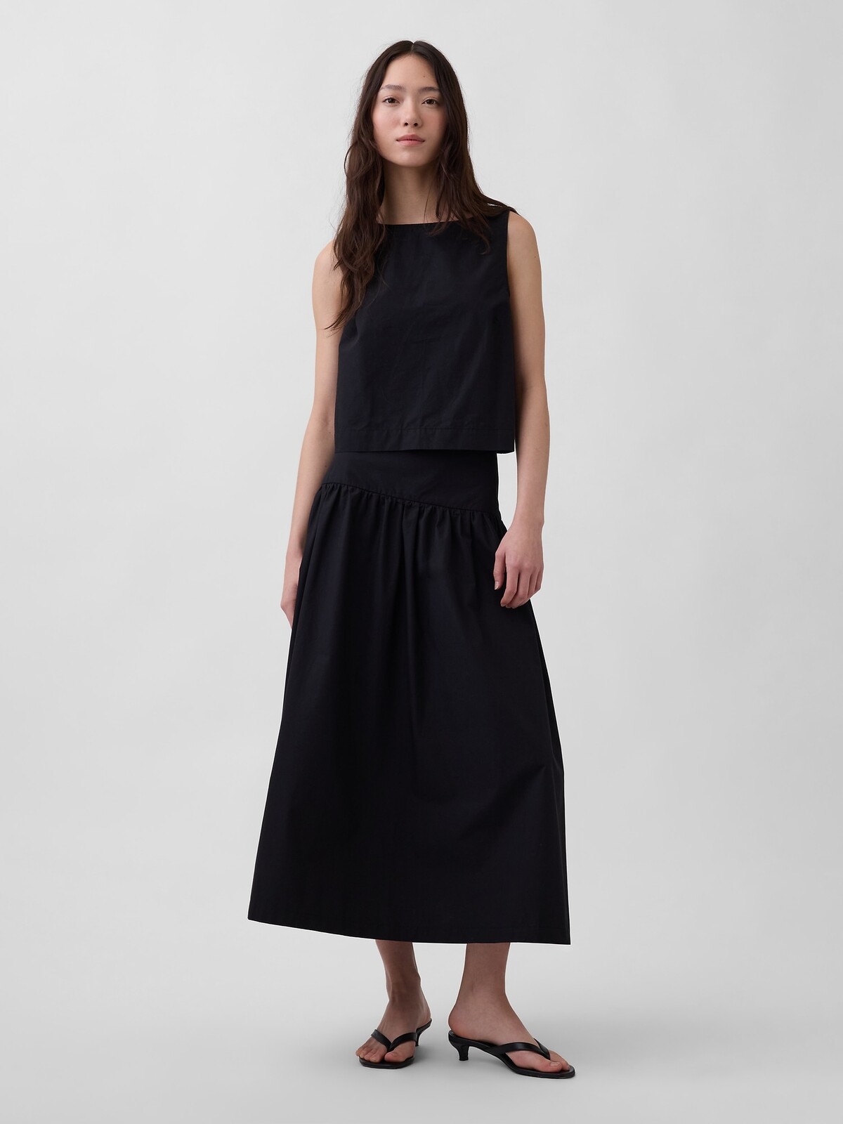 GAP Poplin Maxi Skirt - Ladies