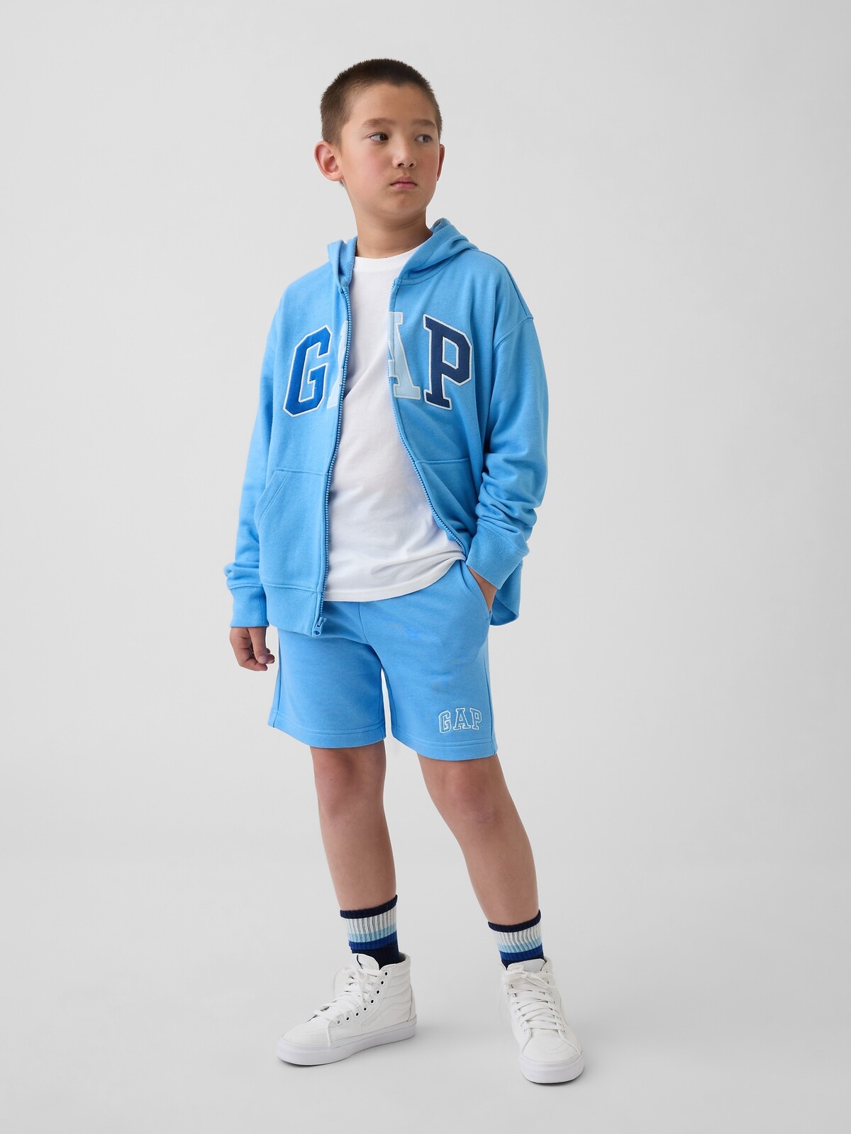 GAP Kids Shorts with French Terry Logo - Boys