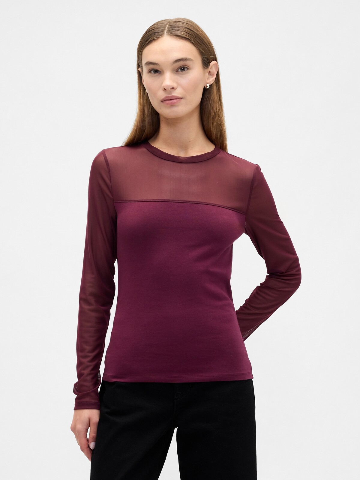 GAP Stretch Mesh Top - Women's