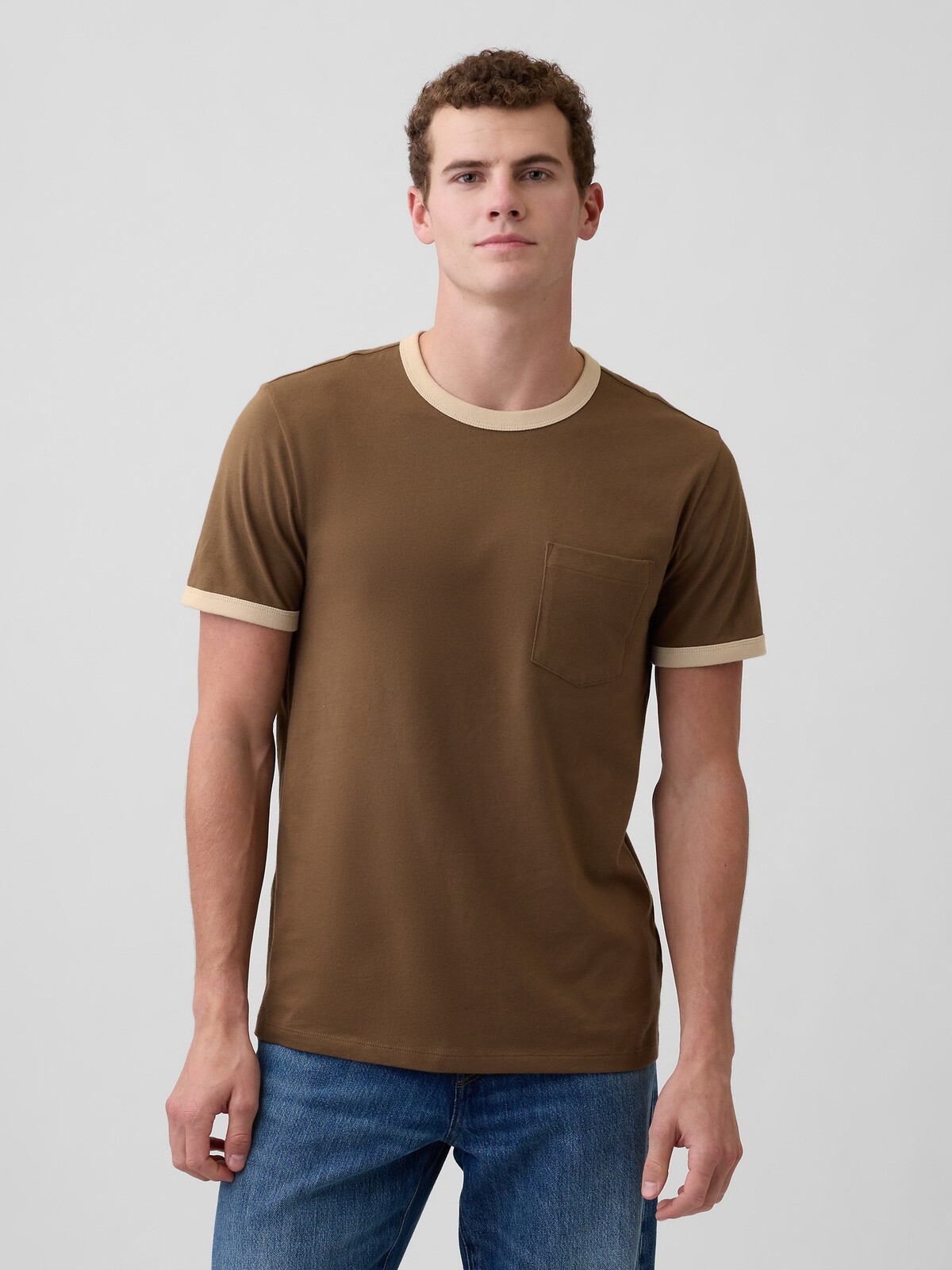GAP T-shirt with pocket Everyday Soft - Men's