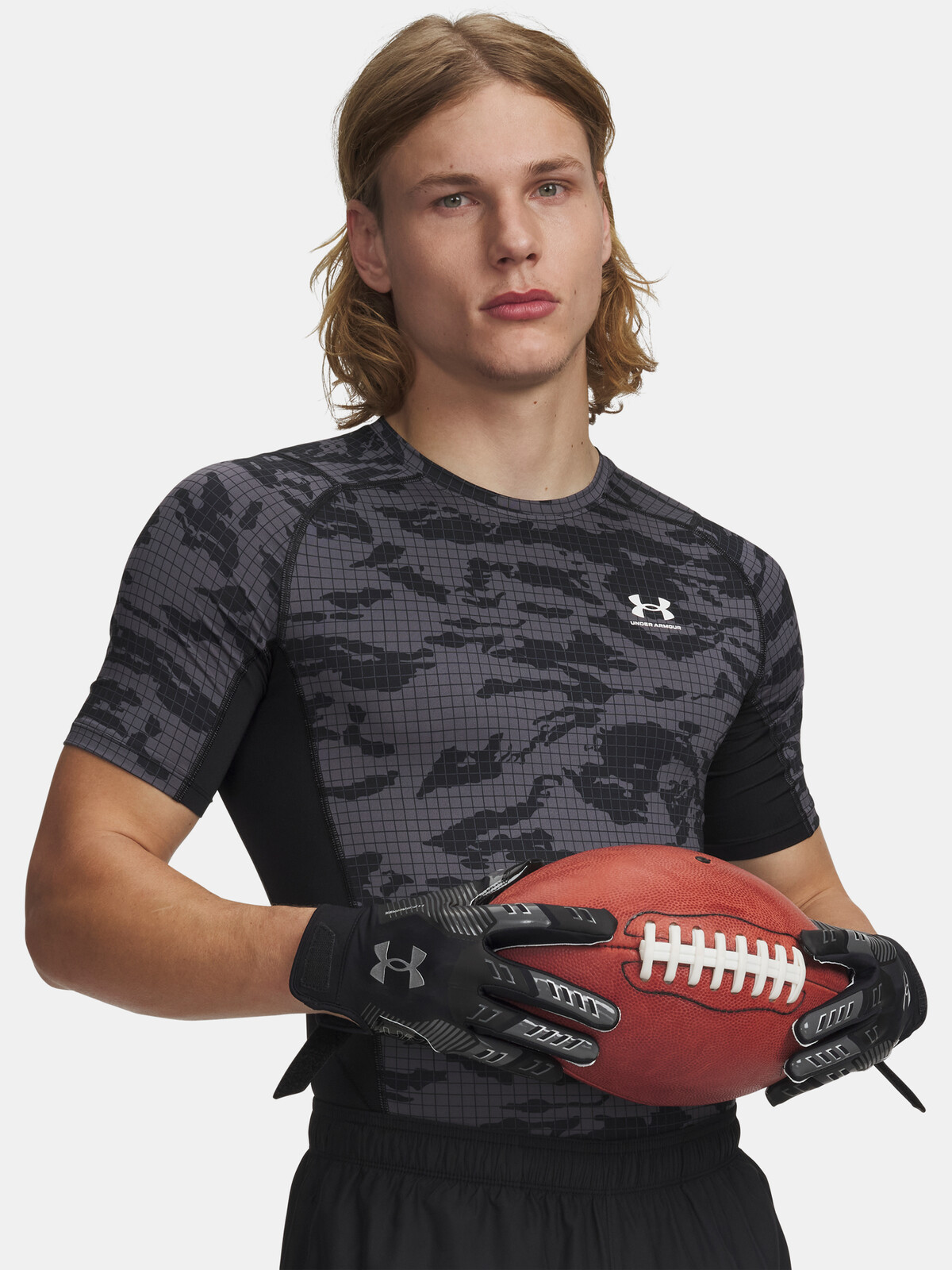 Men's Under Armour UA HG Printed SS T-Shirt - Men's