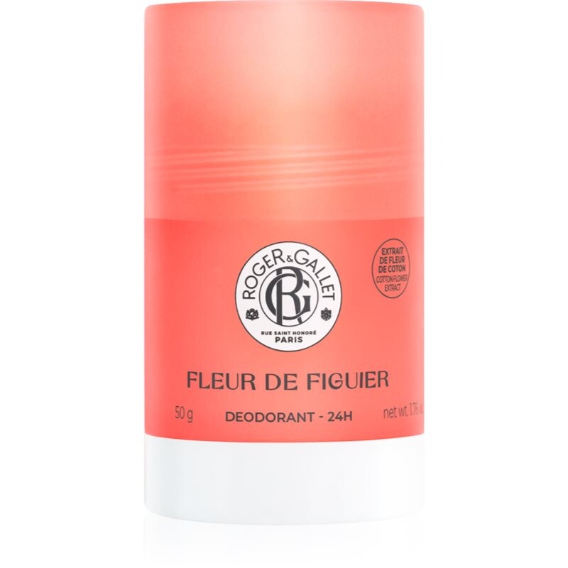 Roger & Gallet Fleur de Figuier tuhý deodorant bez obsahu hliníkových solí s 24hodinovou ochranou pre ženy 50 g