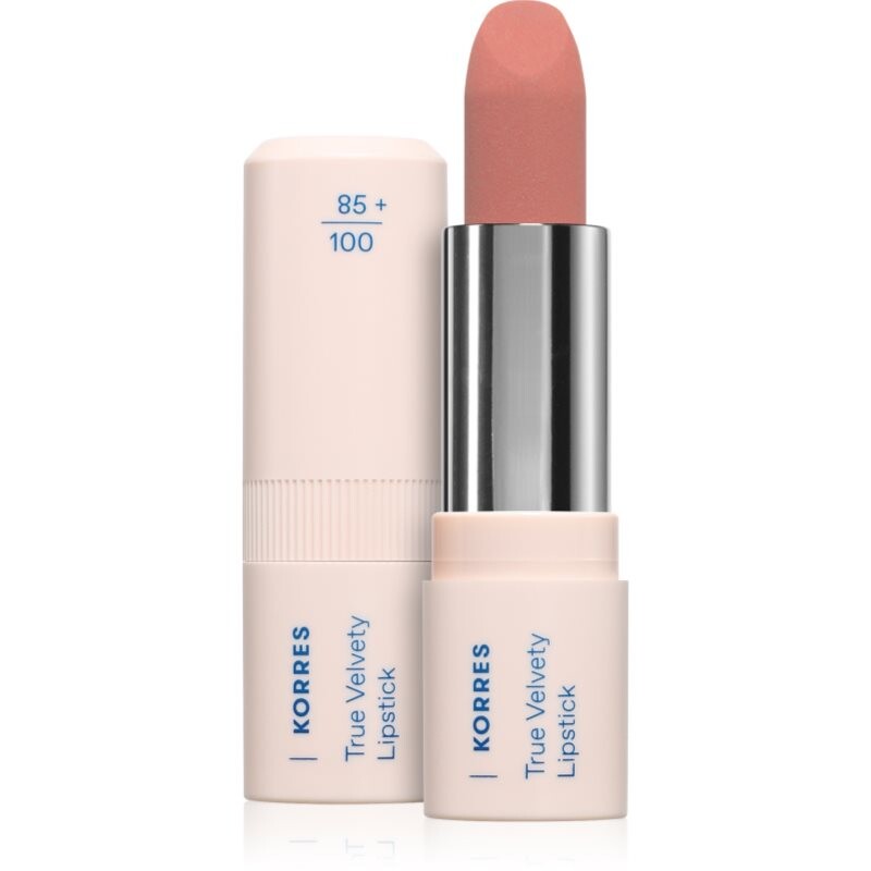 Korres True Velvety Lipstick krémový rúž so saténovým finišom odtieň 13 Nude Pink 3 g