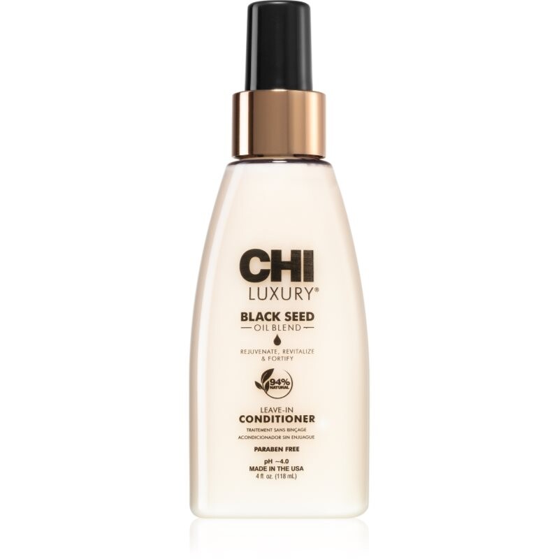 CHI Luxury Black Seed Oil Leave-In Conditioner vyživujúci bezoplachový kondicionér 118 ml