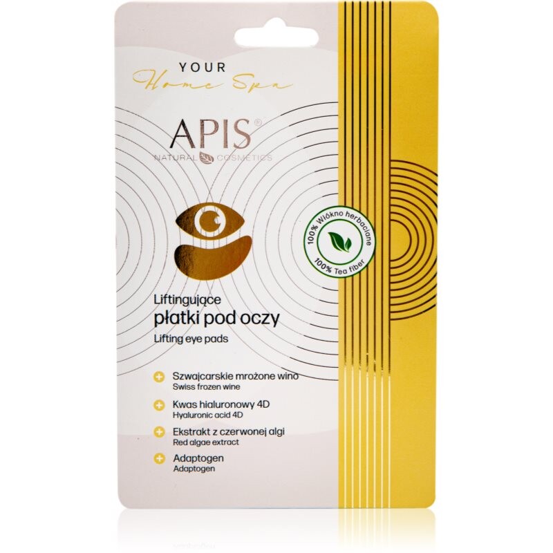 Apis Natural Cosmetics Home Spa očná maska s liftingovým efektom 1 pár