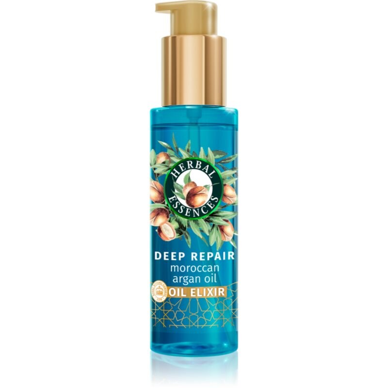 Herbal Essences Deep Repair Moroccan Argan Oil bezoplachový elixír pre poškodené a krehké vlasy 95 ml