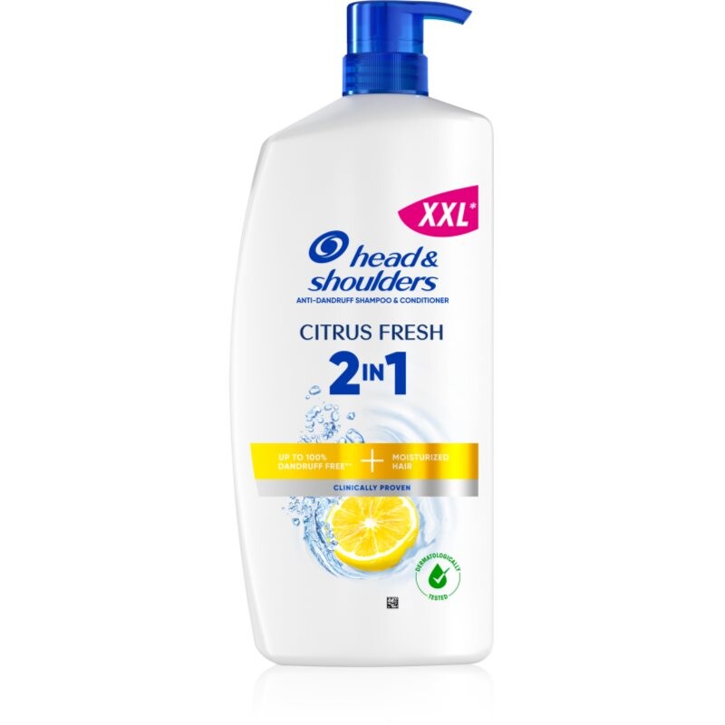 Head & Shoulders Citrus Fresh 2in1 šampón a kondicionér proti lupinám 800 ml