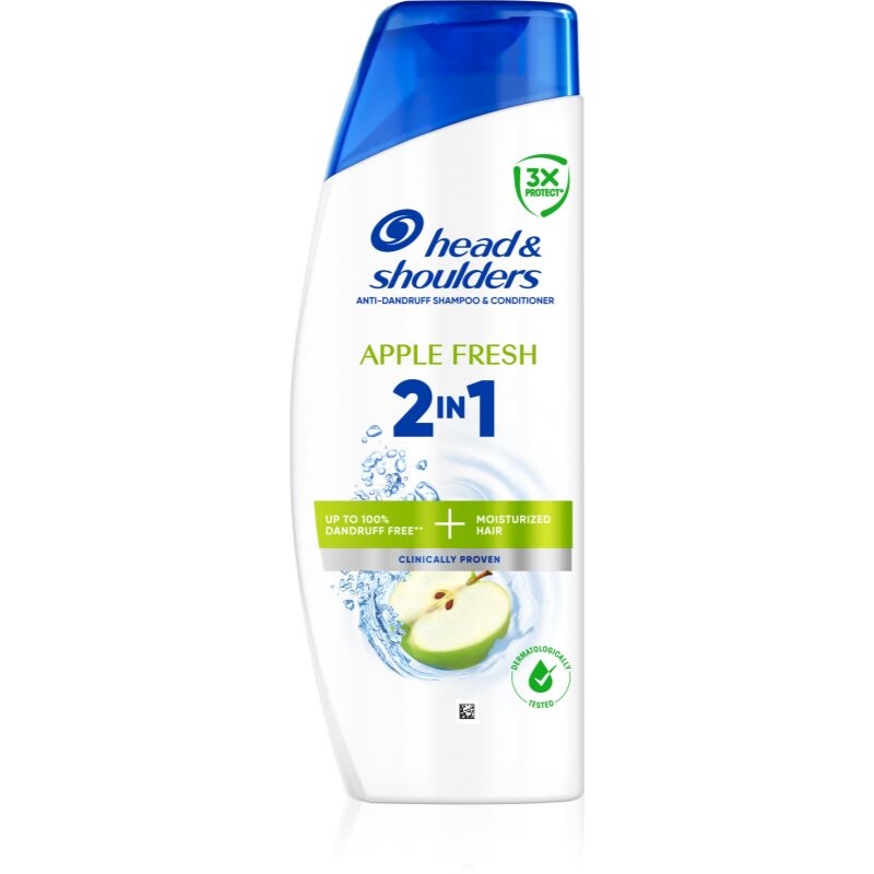 Head & Shoulders Apple Fresh 2in1 šampón a kondicionér proti lupinám 400 ml