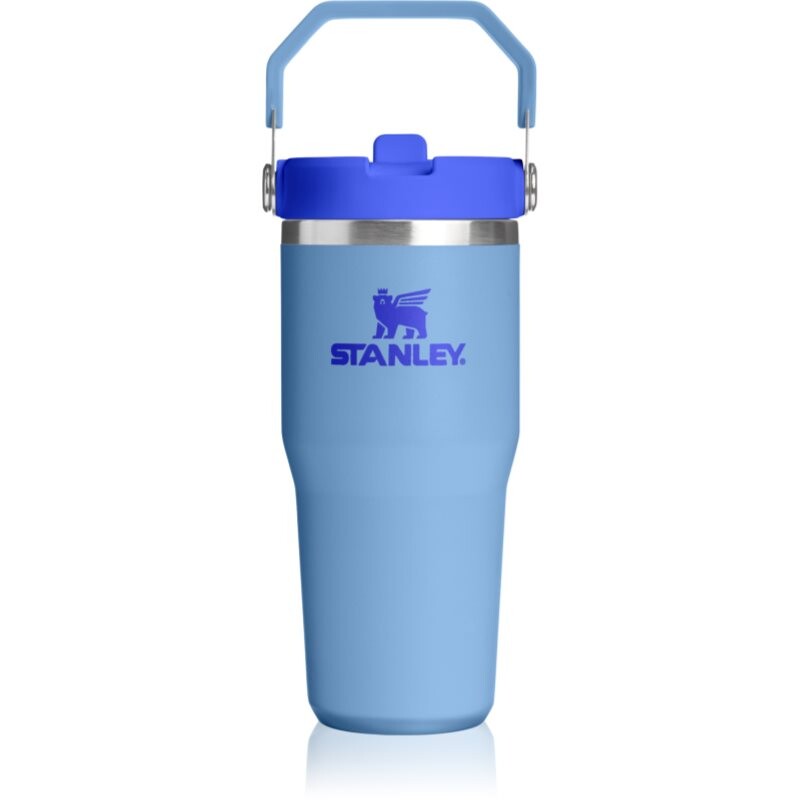 Stanley IceFlow™ Flip Straw 2.0 Tumbler termofľaša z nehrdzavejúcej ocele Blue Sky 410 ml