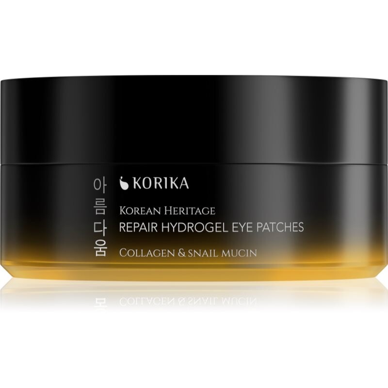 KORIKA Korean Heritage Collagen & Snail Mucin hydrogélové vankúšiky 60 ks