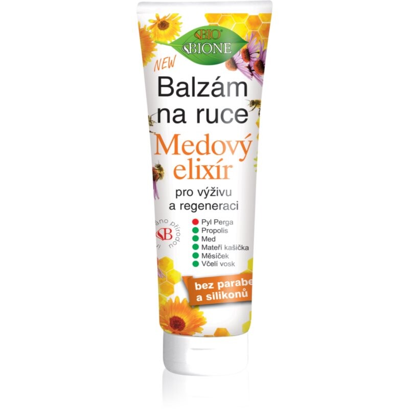 Bione Cosmetics Medový Elixír balzam na ruky 205 ml