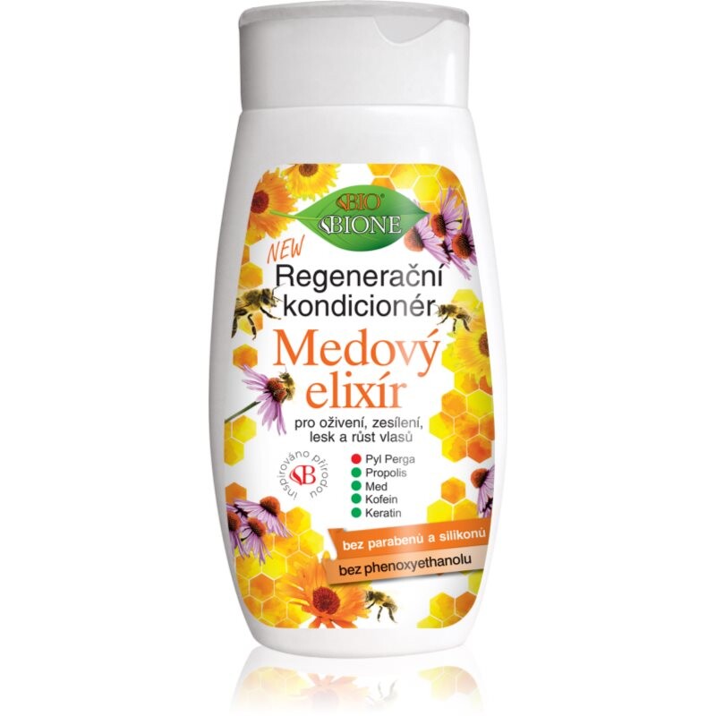 Bione Cosmetics Medový Elixír regeneračný kondicionér na vlasy 260 ml