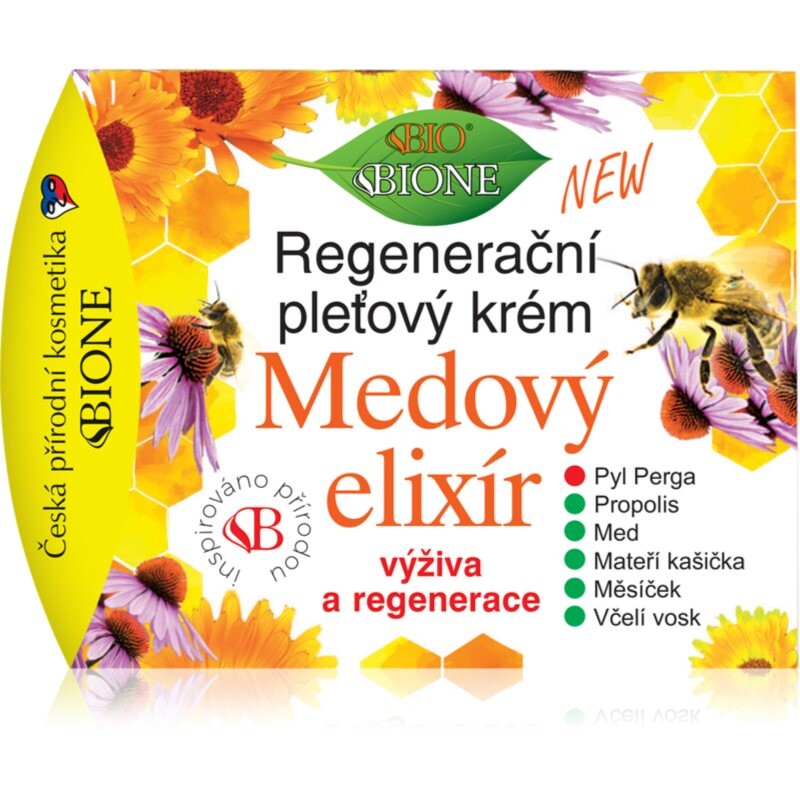 Bione Cosmetics Medový Elixír regeneračný pleťový krém 51 ml