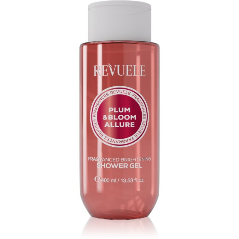 Revuele Plum & Bloom Allure Fragranced Brightening Shower Gel parfumovaný sprchovací gél s rozjasňujúcim efektom pre ženy 400 ml