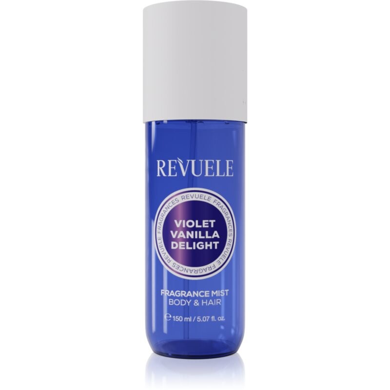 Revuele Violet Vanilla Delight Fragrance Mist parfumovaná hmla na telo a vlasy pre ženy 150 ml
