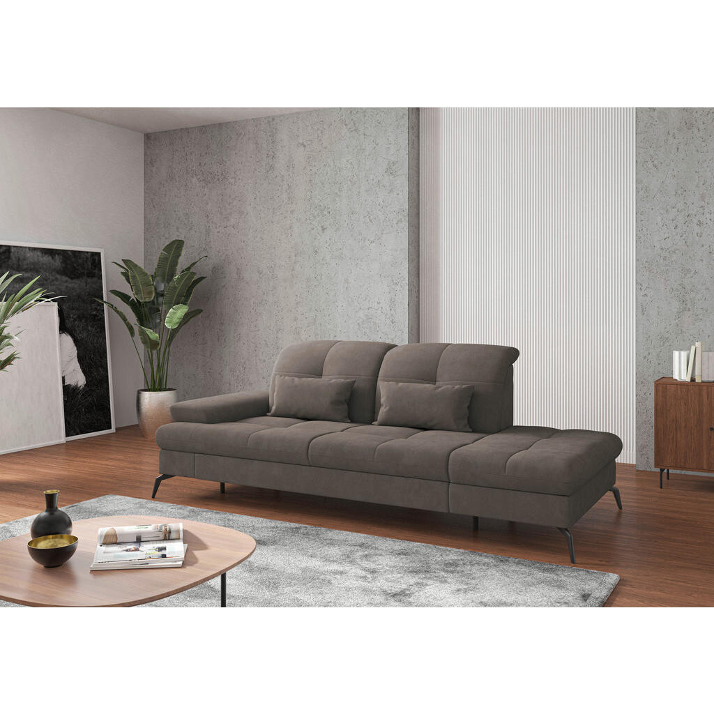 Sit & More LEŇOŠKA, textil, bahenná hnedá